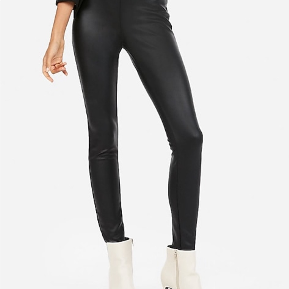 Express Vegan Leather Leggings
